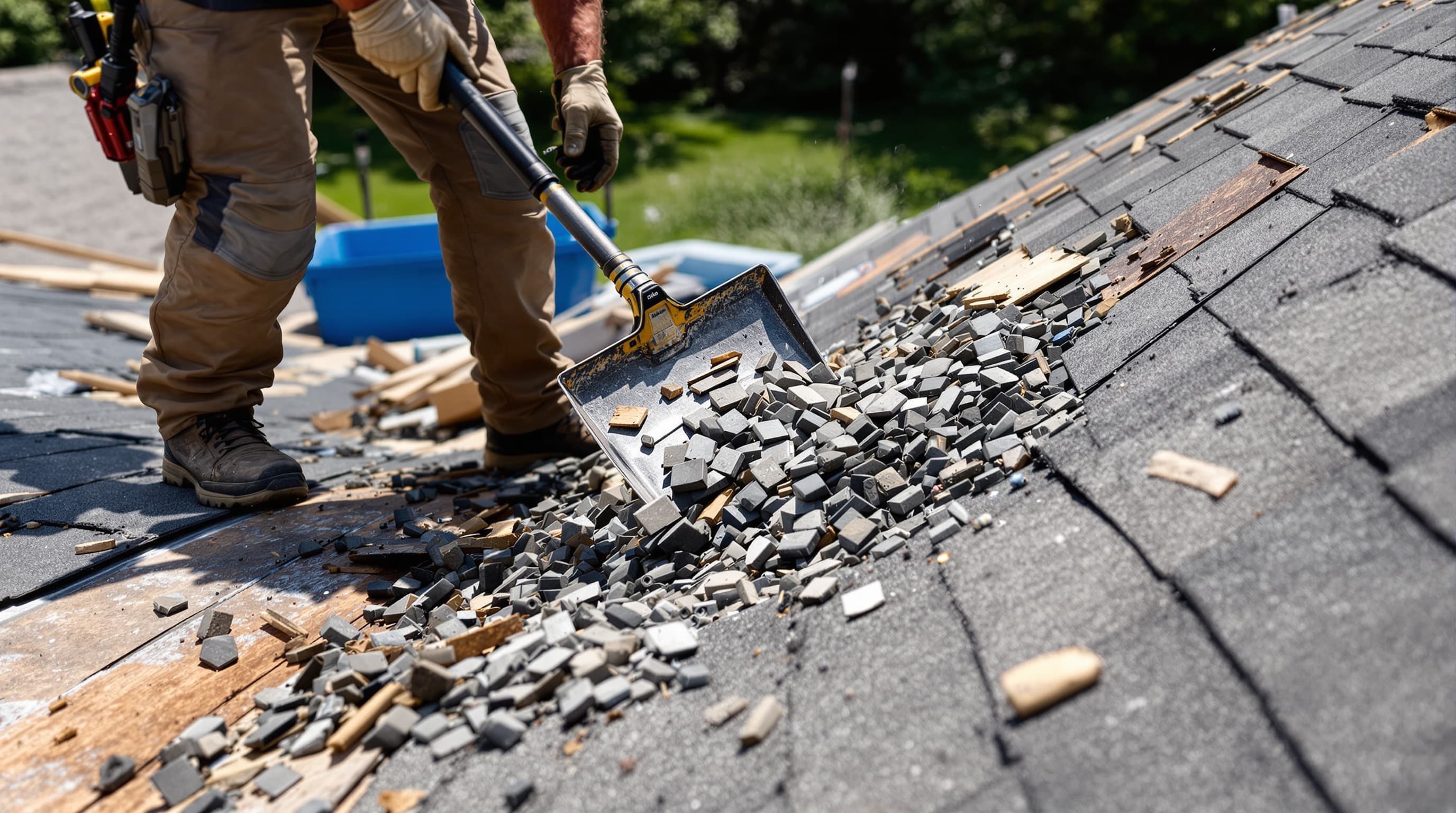 Measuring a roof before replacement