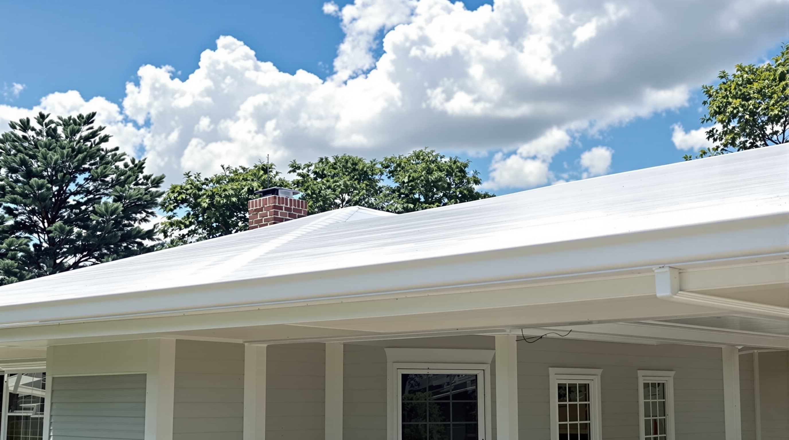 Smithtown ranch with new standing seam metal roof